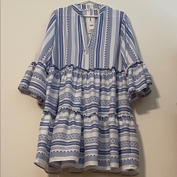 Salty Lemon Dresses & Skirts - NWT Salty Lemon Blue & White Striped Dress